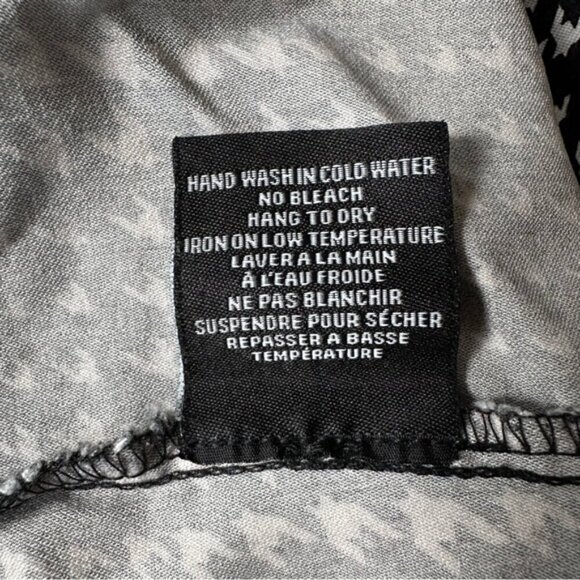 Jules & Leopold Houndstooth Print Mid Rise Trouser Pants - Medium - Picture 7 of 11